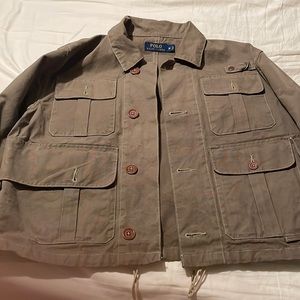 Army green Polo Ralph Lauren jacket